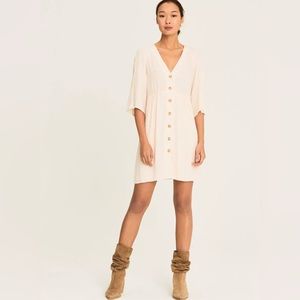 Ba&sh Ivory Flowy Dress